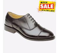 Kensington Embleton Mens Classic Leather Fashion Smart Oxfords Black