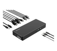 Kensington EQ SD4781P USB-C and USB-A Dual 4K Docking Station K33603EU Black