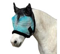 Kensington Equine Miniature Fly Mask w/Fleece Trim & Soft Mesh Ears- Size: B-Large Color: 2021 - Atlantis