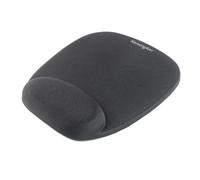 Kensington Foam Mouse Mat Black with Cushioned Wristrest 62384