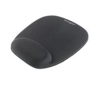 Kensington Ergonomic Comfort Foam Mouse Mat with Wrist Support - Compatible with Laser and Optical Mice - 32 x 252 x 210 mm - Black (62384)
