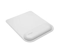 Kensington Mousepad with ErgoSoft Wrist Rest Support for Home Office, Grey - Mouse mat Gel-cushioned Non-slip padding, Aids wrist alignment, Certified for safety and Compliance,Black,Medium