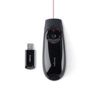 Kensington Expert Wireless USB Presenter with Red Laser Pointer | USB Presentation Clicker with Red Laser Pointer and Cursor Control, Compatible with Windows & macOS, 45 m Range (K72425EU)