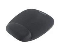 Kensington Foam Mouse Mat Black with Cushioned Wristrest 62384
