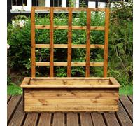 Extra Large Kensington Wooden Planter Charles Taylor Trading Brown One Size