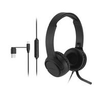Kensington H950 EQ USB-C®/USB-A On-Ear Headset with Noise-Cancelling Mic, Flip-to-Mute, in-Line Controls, Microsoft Teams & Zoom Compatible