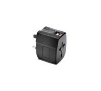 Kensington K33998WW Universal Black power plug adapter