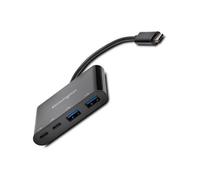 Kensington K39124EU CH1000 USB-C 4-Port Hub Black USB 3.0 and Fire...