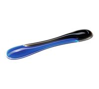 Kensington Slim Duo Gel Keyboard Wrist Rest, 490 x 95 x 18mm, Ergonomic Support for Wrist Strain and Discomfort, Compatible with Low Profile Keyboards, Black/Blue (K62441WW)