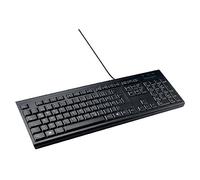 Kensington K63727DE Corded Keyboard German QWERTZ Black