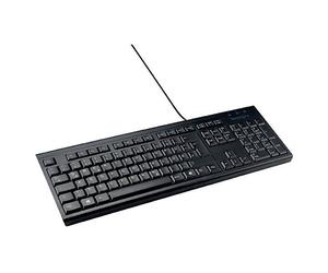 Kensington K63727DE Corded Keyboard German QWERTZ Black