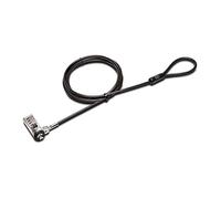Kensington K64442WW N17 Combination Laptop Lock for Dell Devices with Keyless, Resettable 4-Number Combination, Unique Lock Engagement and Carbon Steel Cable, 1.8m Length