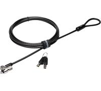 Kensington K65020EU MicroSaver 2.0 Keyed Laptop Lock, Silver/Grey,Black