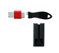 Kensington K67915WW USB Port Lock Cable Guard Square, Black