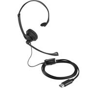 Kensington Classic USB-A Mono Headset with Mic and Volume Control :: K80100WW (