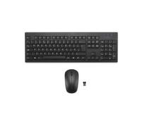 Kensington Km150 Eq Wireless Keyboard And Mouse Combo Set For Windows And Macos, Usb 2.4 Ghz Nano Receiver, Full-Size Numpad