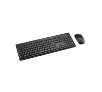Kensington KM150 EQ Wireless Keyboard and Mouse Combo Set, K75562UK | UK Layout, Compatible with Windows and MacOS, USB 2.4 GHz Nano Receiver, Full-Size, 1200 DPI Silent Click Mouse