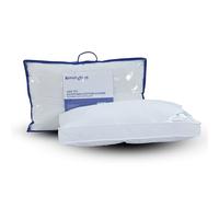 Kensington Luxury Extra Support Mulberry Silk Box Filled Pillows 100% Soft Egyptian Cotton Cover (48cm x 74cm) (1)