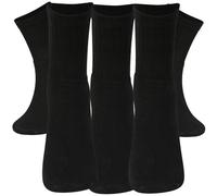 Kensington® Men’s Sport Socks 5 Pairs - Cushioned Cotton Crew 6-11 | Multipack cushioned cotton crew socks for sport, gym and work in black, white and assorted colours