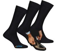 Kensington® Mens Cotton Socks 3 Pairs Size 6-11 UK Multipack Black Designer Socks Breathable Eco-Friendly Thin Sock for Work