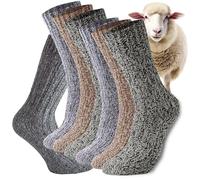 Kensington® Mens Socks - Wool Socks Work Sock for Men 9-12 Heavy Duty (Mens Socks 9-11 Multipack) - Bamboo Thick, For Work Boots, Safety Boots, Hiking & Walking UK 6-11 6 Pack