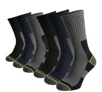 Kensington Mens Thermal Socks Cotton Work Boot Socks 6 Pack 6-11