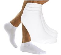 Kensington Mens Trainer Ankle Cotton Running Sport Socks 3, 6 & 12 Pack | 55% cotton trainer socks with reinforced heel and toe; for training, cycling or work. Multipack Anti-blister for daily wear