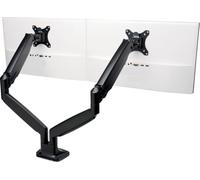 Kensington Monitor Arm with Vesa Mount - Monitor Arm for Two Screens with One-Touch Height Adjustable Settings, Dual Monitor Arm for Home Office, Monitor Mount with Gas Spring, Black (K59601WW)