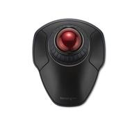 Kensington Orbit Wireless Trackball with Scroll Ring - Black-Red (K70990WW),