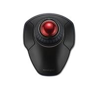 Kensington Orbit Wireless Trackball with Scroll Ring - Black-Red (K70990WW),