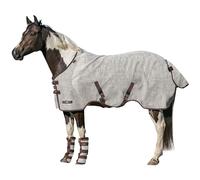 Kensington Platinum SureFit Protective Fly Sheet for Horses - SureFIt Cut with Snap Front Chest Closure - Made of Grooming Mesh This Sheet Offers Maximum Protection Year Round, Atlantis