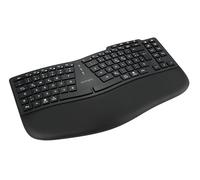 Kensington Pro Fit Ergo KB675 EQ QWERTZ 2.4GHz Bluetooth Wireless Rechargeable TKL Keyboard Compatible with Windows and macOS Made from 43% Post-Consumer Recycled Material (K75491DE)