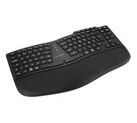Kensington Pro Fit Ergo KB675 EQ Wireless Keyboard Rechargeable Bluetooth Keyboard 2.4GHz AZERTY Compatible with Windows & MacOS Contains 43% Recycled Materials After Consumption