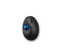 Kensington Pro Fit Ergo TB450 Wireless Trackball Mouse K72194WW 50% Recycled Plastic Scroll Ring For Right-Handed Users Bluetooth/USB-A Nano Receiver Black