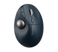 Kensington Pro Fit Ergo TB550 Wireless Trackball Mouse K72196WW 51% Recycled Plastic 4D Scroll Ring For Right-Handed Users Bluetooth/USB-A Nano Receiver Black