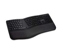 Kensington Pro Fit Ergo Wireless Keyboard, US QWERTY Layout, Dual 2.4GHz and Bluetooth 4.2 Technology, Compatible with Chrome OS, MacOS and Windows, K75401WW, black
