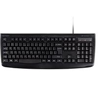 Kensington Pro Fit Washable Wired Keyboard, Full-Size with Numeric Keypad, Waterproof Design with USB Connection, Compatible with Windows & Apple, Durable Laser-Etched Keys - K64407WW,Black
