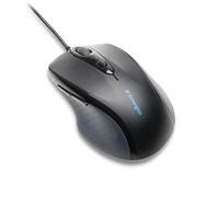 ACCO Kensington Mouse ProFit - Full-Sized 5-Button Optical Wired, Ergonomic Right-Handed, Black