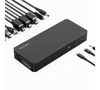 Kensington SD4790-MAC EQ USB-C DisplayLink Triple 4K Docking Station for MacBook with 100W Laptop Charging, 3xHDMI, 3xDisplayPort, Audio, Ethernet, for M1/M2/M3 (K33621NA)