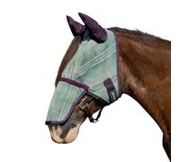 Kensington Signature Fly Mask w/Removable Nose, Soft Mesh Ears & Forelock Opening Size: XXL-Draft Color: 2019 - Imperial Jade