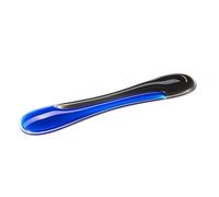 Kensington Slim Duo Gel Keyboard Wrist Rest, 490 x 95 x 18mm, Ergonomic Support for Wrist Strain and Discomfort, Compatible with Low Profile Keyboards, Black/Blue (K62441WW)