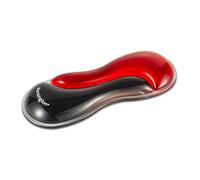Kensington Slim Duo Gel Mouse and Trackball Wrist Rest, 192 x 72 x 22mm, Ergonomic Support for Wrist Strain and Discomfort, Compatible with Low Profile Mice and Trackballs, Black/Red (K62440WW)