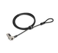 Kensington Slim N17 Combination Laptop Lock for Wedge-Shaped Slots Kensington Combination lock Carbon steel Black