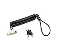 Kensington Slim NanoSaver 2.0 Portable Keyed Laptop Lock, Self Coiling Lockable Device Security Tether for Computers, Lie Flat Thin Profile, Universal Fit, 1.8m Strong Carbon Steel Cable (K65025WW)