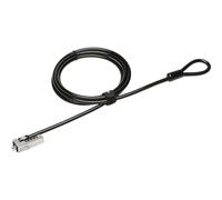 Kensington Slim NanoSaver Combination Ultra Cable Lock, Extra Thick Premium Lockhead High Security Protection, 1.8m Strong Carbon Steel, Pivoting Anti Theft Tether for Laptops & Devices (K60629WW)