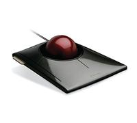 Kensington SlimBlade Mouse - Wired Ergonomic TrackBall Mouse for PC, Mac and Windows with Scroll Ring, Ambidextrous Design and Optical Tracking - Red (K72327EU)