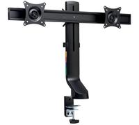 KENSINGTON SmartFit Space-Saving K55513WW Dual Arm Tilt & Swivel 27" Monitor Desk Mount