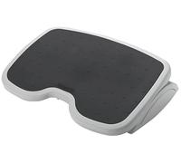 Kensington Adjustable Ergonomic Foot Rest - SoleMate under desk foot rest for improved posture, siatica and orthopedic relief - Grey/Black (56145), 450mm x 350mm