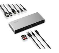 Kensington Thunderbolt 4 Dual 4k Universal Laptop Docking Station, 4 x Thunderbolt 4 Port, 4 x USB Port, UHS-II SD Card Slot, 90w Laptop Charging, Compatible Windows & Apple MacBooks -SD5700T,K35175EU