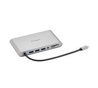 Kensington UH1440P USB-C 10-in-1 Driverless Mobile Laptop Dock, Universal, 3 USB-A Ports, up to 85W Power Pass-Through, Ultra HD (Single 4K @ 30Hz)